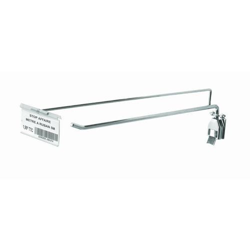 Gancho com suporte para preços integrado para Estante Gondolux Gancho com suporte para preços integrado para Estante Gondolux