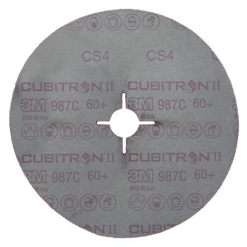 Disco de fibra Cubitron II 987C - Grão de 36 a 80