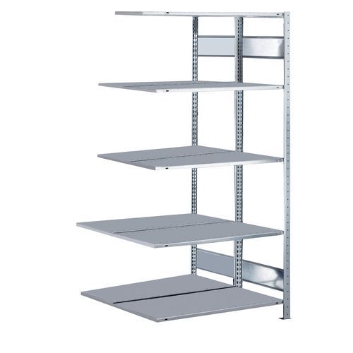 Estante leve Easy-Fix – dupla face – acabamento galvanizado – Schulte