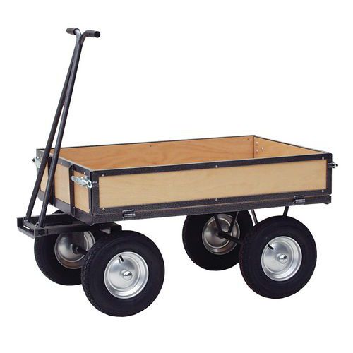 Reboque plataforma simples - Capacidade 500 kg - Plataforma 700 x 1000 mm