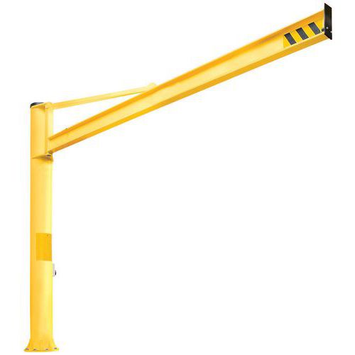 Grua de bandeira triangular de coluna - Capacidade 1000 kg