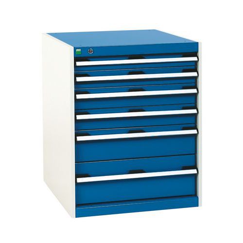 Armário de oficina com gavetas Bott SL-66 - 80 cm de altura Armário de oficina com gavetas Bott SL-66 - 80 cm de altura