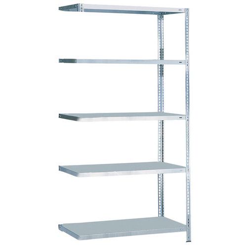Estante em chapa integral Quick-Fix Plus – 2000 mm de altura – 1000 mm de largura - Schulte