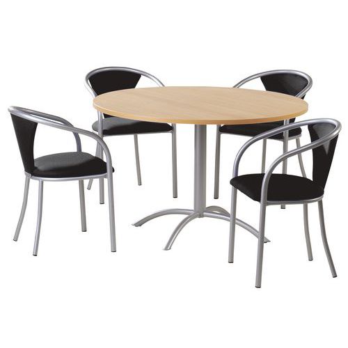 Conjunto de conferência Laser - Mesa faia