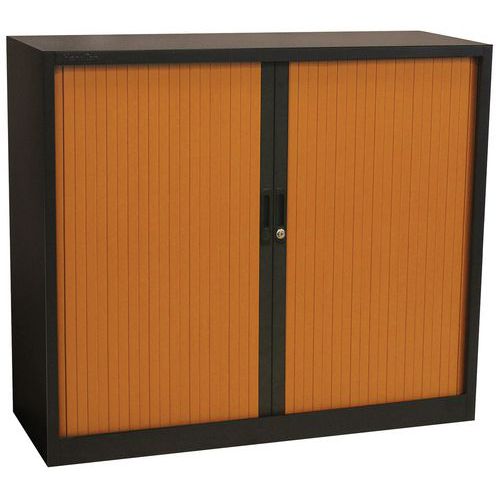 Armário com portas de persiana baixo e bicolor - Manutan Expert Orel