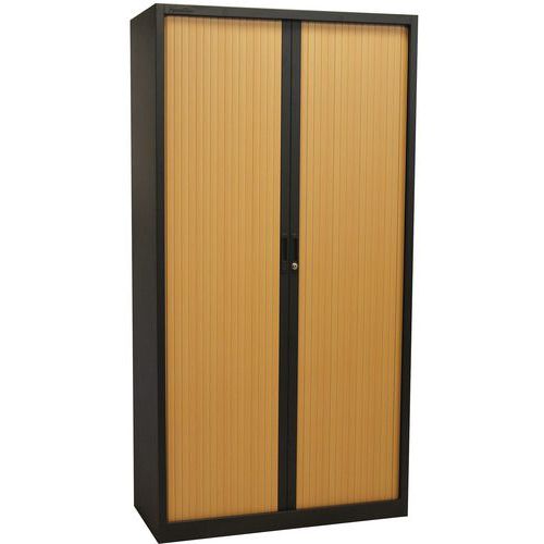 Armário com portas de persiana alto e bicolor - Manutan Expert Orel