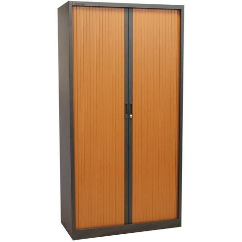 Armário com portas de persiana alto e bicolor - Manutan Expert Orel