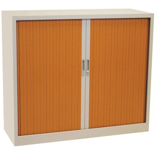 Armário com portas de persiana baixo e bicolor - Manutan Expert Orel