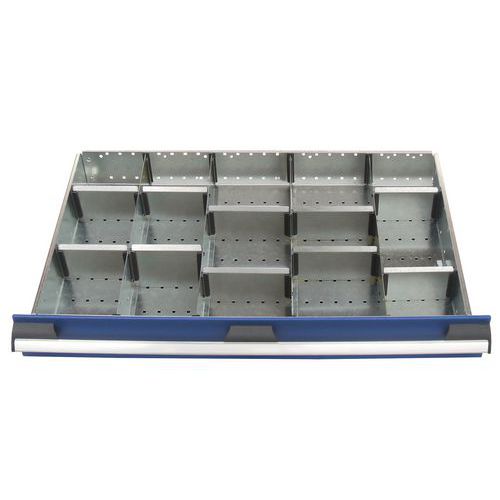 Lote de separadores para as gavetas do armário Bott SL-85 - Altura 5 cm