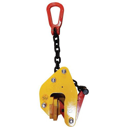 Pinça automática – Capacidade de 500 a 1 500 kg – Com bico antirrisco Pinça automática – Capacidade de 500 a 1 500 kg – Com bico antirrisco