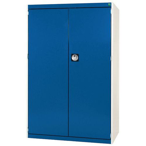 Armário com portas rebatíveis perfuradas Cubio – altura 1600 mm – Bott