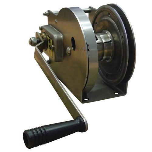 Guincho de reboque e elevação com autobloqueio – Inox – capacidade: 80 a 490 kg
