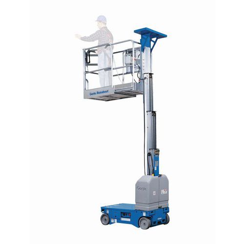 Plataforma elevatória com mastro vertical elétrico – Genie