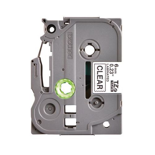 Cassetes de fita para máquina de etiquetar Brother - Largura 6 mm