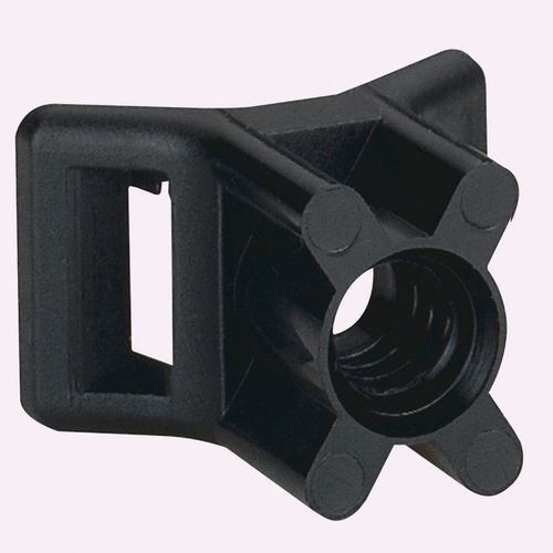 Suporte preto - de enroscar e com buchas
