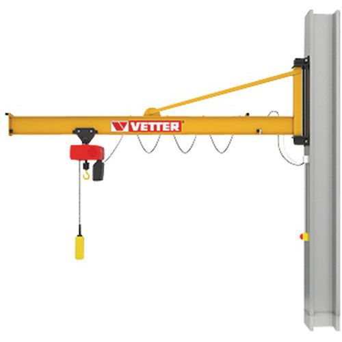 Grua de parede - Capacidade 1000 kg