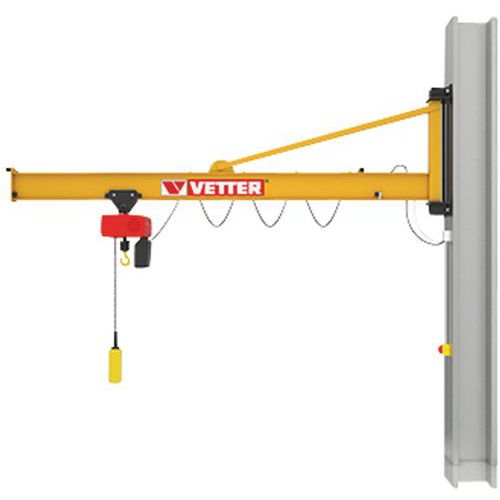 Grua de parede - Capacidade 1600 e 2000 kg