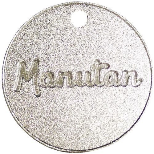 Fichas numeradas de 001 a 300 de alumínio, 30 mm – 100 peças - Manutan Expert