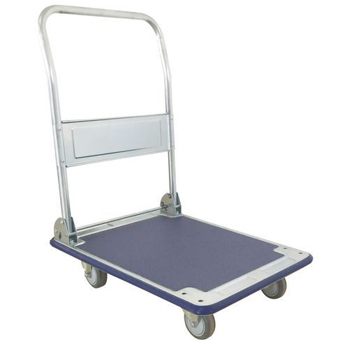 Carro em aço com espaldar rebatível – Capacidade de 200 kg – Manutan Carro em aço com espaldar rebatível – Capacidade de 200 kg – Manutan