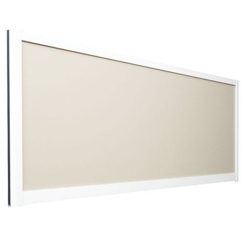 Biombo de separação 495x1600 - Perfil Branco - Insona