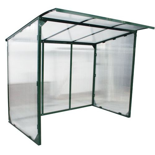 Abrigo para fumadores Clear – módulo simples