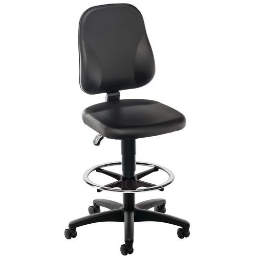 Cadeira de oficina ergonómica Multitalent em vinil