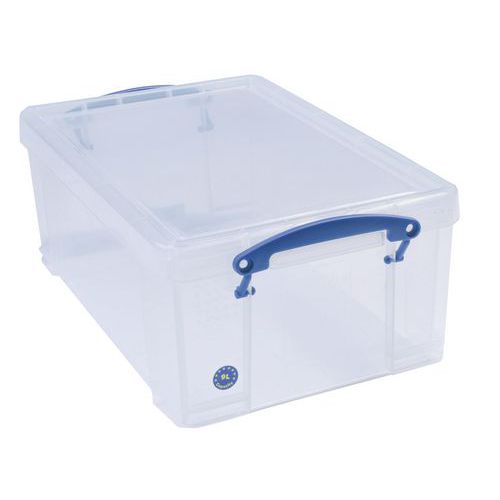 Caixa de arrumação – 395 mm de comprimento – 9 a 19 L – Modelo translúcido Caixa de arrumação – 395 mm de comprimento – 9 a 19 L – Modelo translúcido