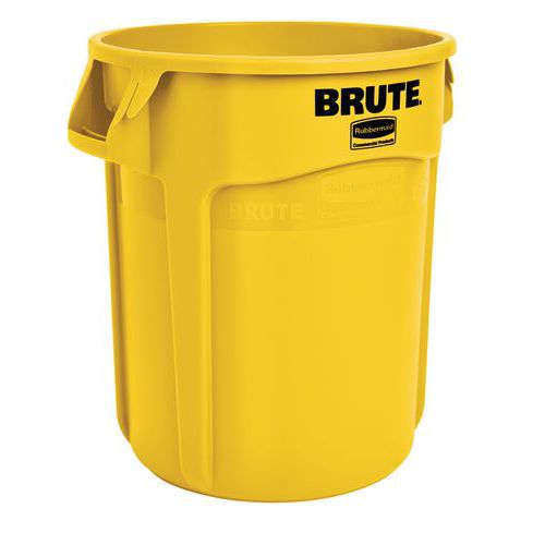 Contentor redondo com condutas de ventilação – 76 L a 167 L – Rubbermaid