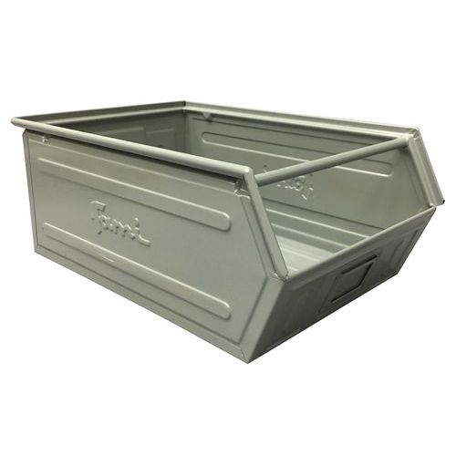 Caixa de bico metálica - Modelo lacado, cor cinzento - Comprimento 500 a 700 mm