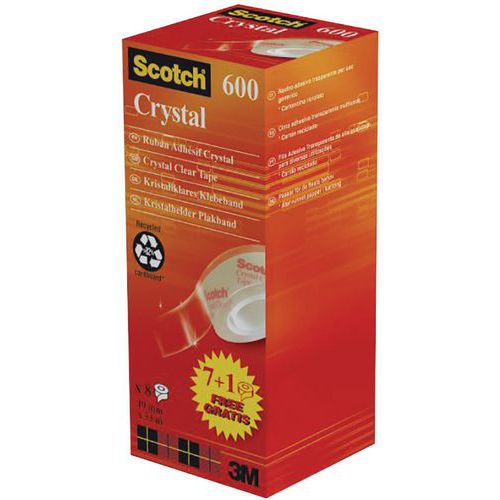 Fita adesiva transparente Crystal
