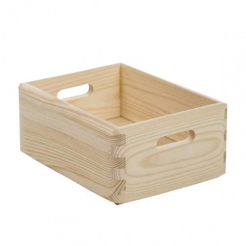 Caixa de madeira – Paredes integrais– Comprimento de 300 a 460 mm – 2,9 a 34,5 L