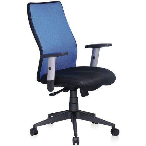 Cadeira de escritório com espaldar médio Penelope – tecido - Manutan Expert