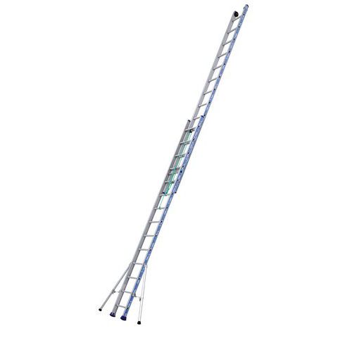 Escada extensível com corda Platinium 300 – 2 planos – Tubesca