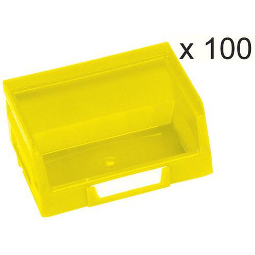 Conjunto de 100 caixas de bico Kangourou - Comprimento 103 mm - 0,4 L - Manutan Expert