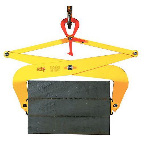 Pinça de aperto automático – Capacidade de 500 a 1000 kg