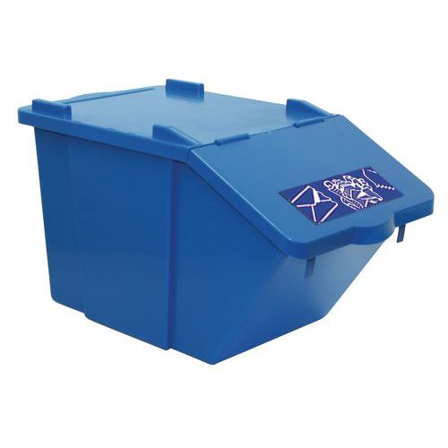 Caixote do lixo HACCP encaixável - 45 L