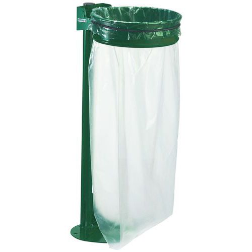 Suporte para saco de lixo com poste com base – 110 L