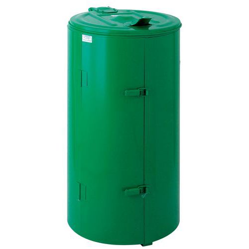 Suporte para saco de lixo em metal - 120 l Suporte para saco de lixo em metal - 120 l