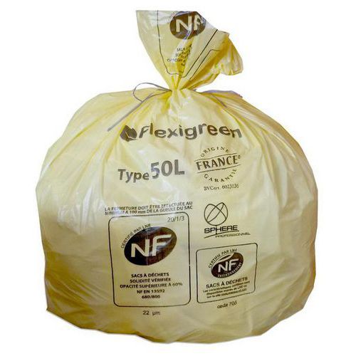 Saco de lixo reciclável – resíduos plásticos – amarelo – Jetsac Saco de lixo reciclável – resíduos plásticos – amarelo – Jetsac