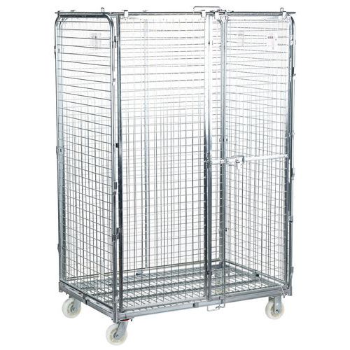Contentor móvel Maxi de segurança – capacidade de 600 kg – Manutan