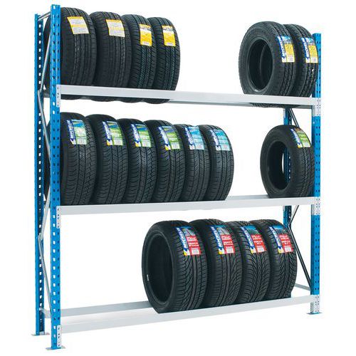 Estante para pneus Flexi-Store – Profundidade: 400 mm - Manorga
