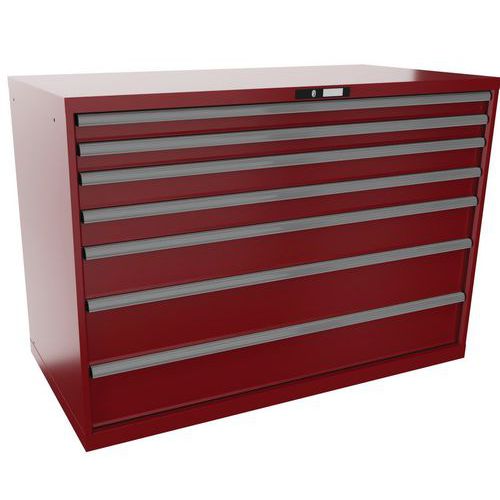 Armário de gavetas 78 x 36E (L x P x A) 1431 x 725 x 1000 mm – Lista