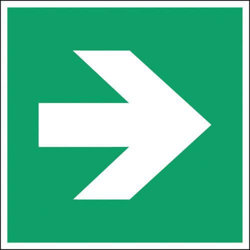 Painel de emergência – Seta de direção direita – rígido