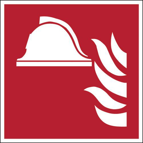 Painel de segurança incêndio quadrado - Equipamentos de combate ao incêndio - Rígido