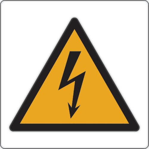 Painel de perigo – Perigo elétrico – alumínio