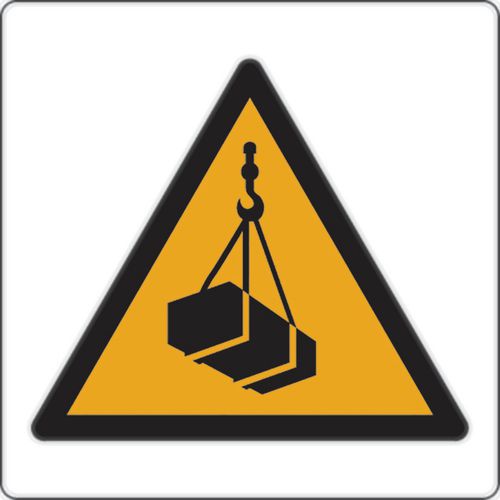 Painel de perigo – Cargas suspensas – alumínio