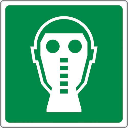 Painel de emergência – Máscaras – alumínio