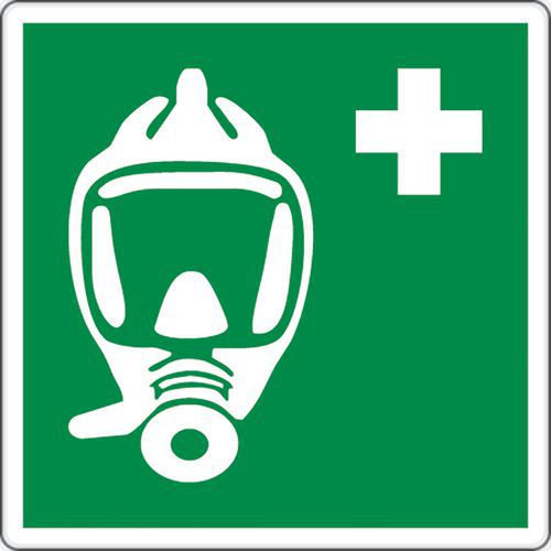 Painel de emergência – Aparelho respiratório de evacuação de emergência – alumínio Painel de emergência – Aparelho respiratório de evacuação de emergência – alumínio