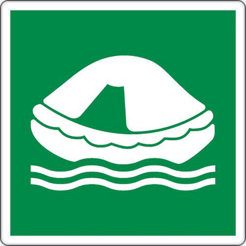 Painel de evacuação – Balsa salva-vidas – alumínio Painel de evacuação – Balsa salva-vidas – alumínio