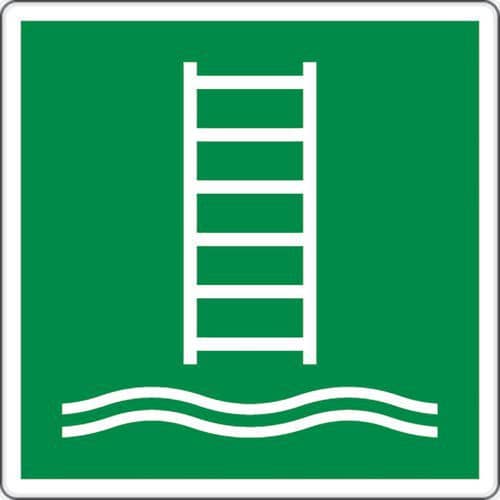Painel de evacuação – Escada de embarque – alumínio